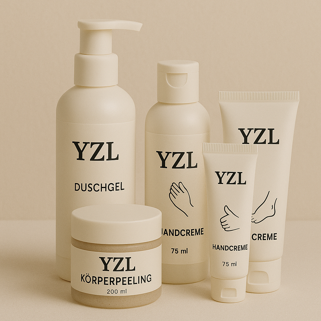 Sammlung von Körperflege